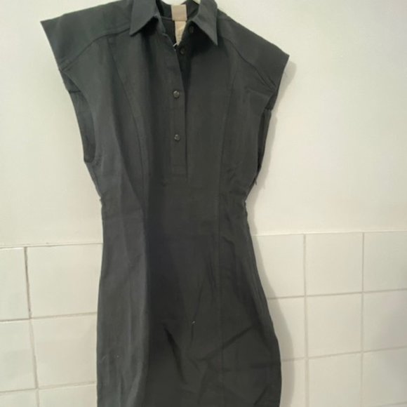 Linen and cotton black dress h&m - Picture 7 of 7